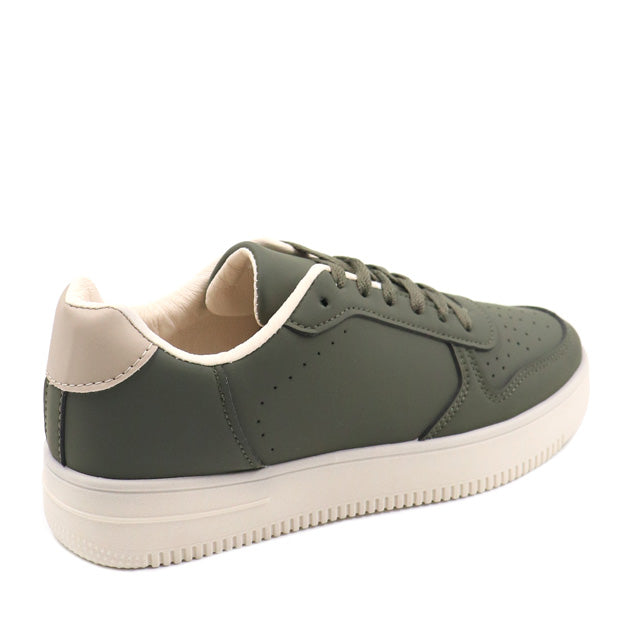 Men&#8217;s Lace Up Casual Sneaker Green
