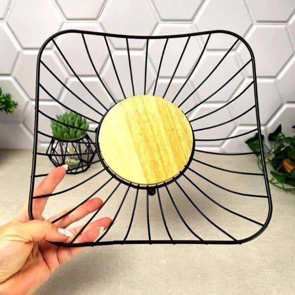 Square Metal Fruit Basket